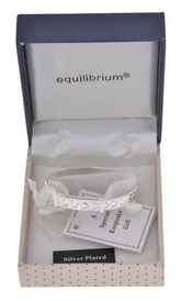 Equilibrium Baby Heart Silver Bangle